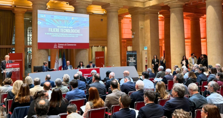 Filiere tecnologiche, presentato il bando della Regione Lazio: 55 milioni per l’innovazione del sistema produttivo
